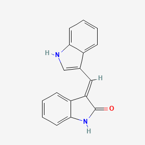 (3E)-3-(1H-indol-3-ylmethylene)-1,3-dihydro-2H-indol-2-one