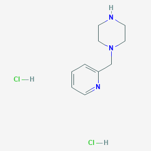 molecular formula C10H17Cl2N3 B1502816 1-(Pyridin-2-ylmethyl)piperazine dihydrochloride CAS No. 1185319-46-3