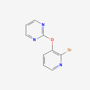 molecular formula C9H6BrN3O B1502821 2-(2-Bromo-pyridin-3-yloxy)-pyrimidine CAS No. 1146080-79-6