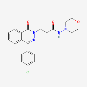 3-[4-(4-chlorophenyl)-1-oxophthalazin-2(1H)-yl]-N-(morpholin-4-yl)propanamide