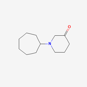 molecular formula C12H21NO B1502829 1-Cycloheptylpiperidin-3-one CAS No. 886365-39-5