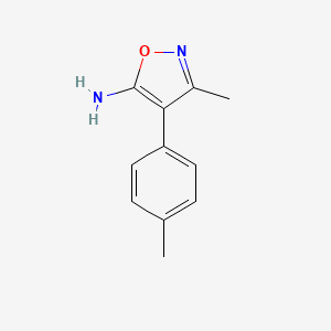 molecular formula C11H12N2O B1502834 4-(4-Tolyl)-3-methyl-isoxazol-5-ylamine CAS No. 925007-44-9