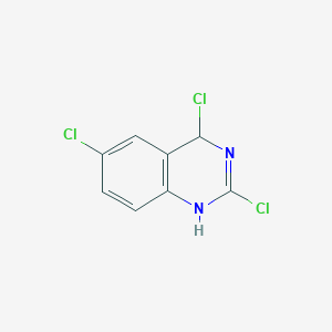 molecular formula C8H5Cl3N2 B1502836 2,4,6-Trichloro-3,4-dihydroquinazoline CAS No. 1060795-17-6