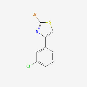 molecular formula C9H5BrClNS B1502837 2-Bromo-4-(3-chlorophenyl)thiazole CAS No. 886367-79-9