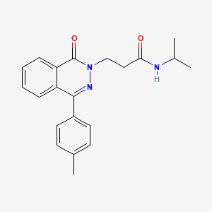 molecular formula C21H23N3O2 B15028404 3-[4-(4-methylphenyl)-1-oxophthalazin-2-yl]-N-propan-2-ylpropanamide CAS No. 843627-01-0