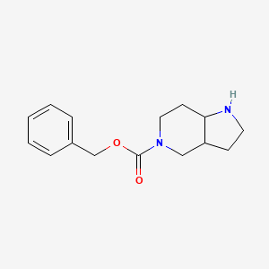 molecular formula C15H20N2O2 B1502857 Octahydro-pyrrolo[3,2-C]pyridine-5-carboxylic acid benzyl ester 