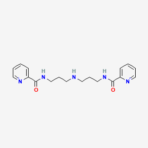 molecular formula C18H23N5O2 B15028660 N,N'-(iminodipropane-3,1-diyl)dipyridine-2-carboxamide 