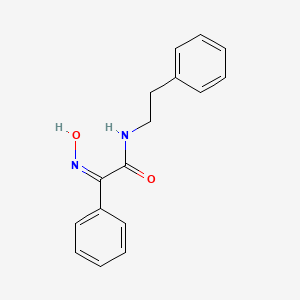 molecular formula C16H16N2O2 B15028773 (2Z)-2-(hydroxyimino)-2-phenyl-N-(2-phenylethyl)ethanamide 