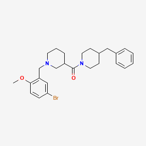 molecular formula C26H33BrN2O2 B15028948 (4-Benzylpiperidin-1-yl)[1-(5-bromo-2-methoxybenzyl)piperidin-3-yl]methanone 