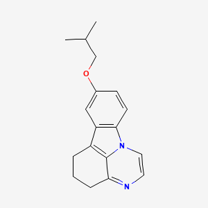 5,6-Dihydro-4H-pyrazino[3,2,1-JK]carbazol-8-YL isobutyl ether