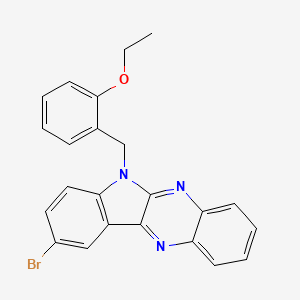 9-bromo-6-(2-ethoxybenzyl)-6H-indolo[2,3-b]quinoxaline