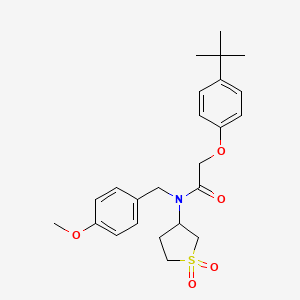 2-(4-tert-butylphenoxy)-N-(1,1-dioxidotetrahydrothiophen-3-yl)-N-(4-methoxybenzyl)acetamide