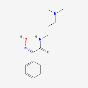 (2Z)-N-[3-(dimethylamino)propyl]-2-(hydroxyimino)-2-phenylethanamide