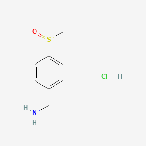 molecular formula C8H12ClNOS B1502940 (4-(甲磺氧基)苯基)甲胺盐酸盐 CAS No. 1189719-93-4