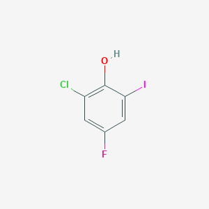 2-Chloro-4-fluoro-6-iodophenol