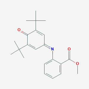 Methyl 2-[(3,5-di-tert-butyl-4-oxocyclohexa-2,5-dien-1-ylidene)amino]benzoate