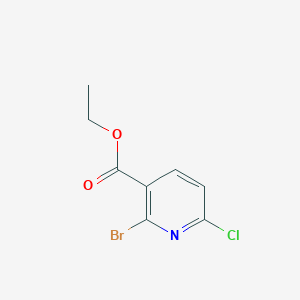 molecular formula C8H7BrClNO2 B1502949 Ethyl 2-bromo-6-chloronicotinate CAS No. 1214377-13-5