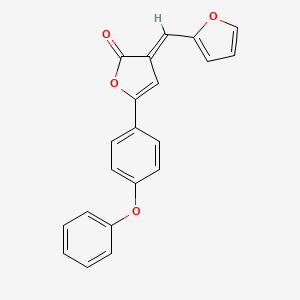 (3E)-3-(furan-2-ylmethylidene)-5-(4-phenoxyphenyl)furan-2(3H)-one