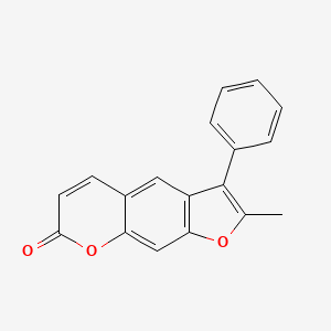 2-methyl-3-phenyl-7H-furo[3,2-g]chromen-7-one