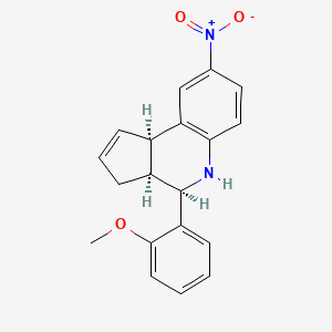 (3aS,4R,9bR)-4-(2-methoxyphenyl)-8-nitro-3a,4,5,9b-tetrahydro-3H-cyclopenta[c]quinoline