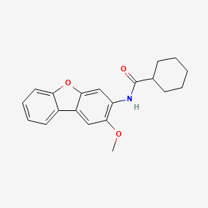 N-(2-methoxydibenzo[b,d]furan-3-yl)cyclohexanecarboxamide