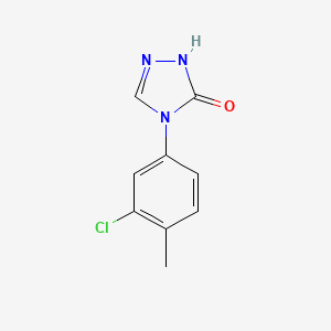 4-(3-Chloro-4-methylphenyl)-1H-1,2,4-triazol-5(4H)-one