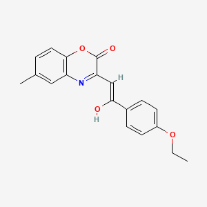 (3E)-3-[2-(4-ethoxyphenyl)-2-oxoethylidene]-6-methyl-3,4-dihydro-2H-1,4-benzoxazin-2-one