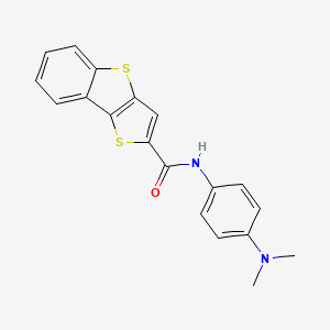 N-[4-(dimethylamino)phenyl]thieno[3,2-b][1]benzothiophene-2-carboxamide