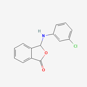 molecular formula C14H10ClNO2 B15030209 3-((3-chlorophenyl)amino)isobenzofuran-1(3H)-one 