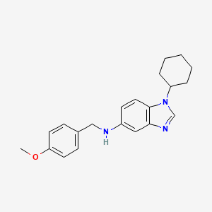 1-cyclohexyl-N-(4-methoxybenzyl)-1H-benzimidazol-5-amine