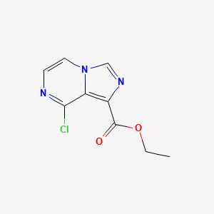 molecular formula C9H8ClN3O2 B1503052 Ethyl 8-Chloroimidazo[1,5-a]pyrazine-1-carboxylate CAS No. 1160248-06-5