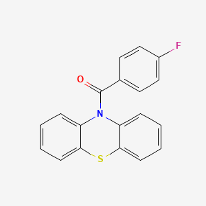 molecular formula C19H12FNOS B15030565 (4-Fluoro-phenyl)-phenothiazin-10-yl-methanone 