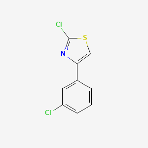 molecular formula C9H5Cl2NS B1503058 2-Chloro-4-(3-chlorophenyl)thiazole CAS No. 42444-98-4