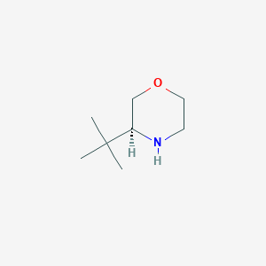 molecular formula C8H17NO B1503065 (S)-3-(tert-butyl)morpholine CAS No. 1007112-64-2