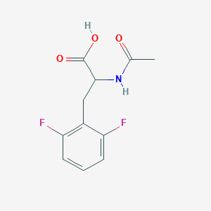 molecular formula C11H11F2NO3 B1503070 2-Acetamido-3-(2,6-difluorophenyl)propanoic acid CAS No. 266360-50-3
