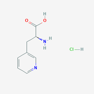 molecular formula C8H11ClN2O2 B1503072 (R)-2-Amino-3-(pyridin-3-yl)propanoic acid hydrochloride 