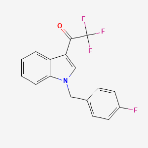 2,2,2-trifluoro-1-[1-(4-fluorobenzyl)-1H-indol-3-yl]ethanone