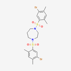 1,4-Bis[(5-bromo-2,4-dimethylphenyl)sulfonyl]-1,4-diazepane