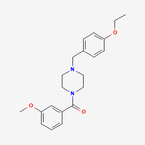 1-[(4-Ethoxyphenyl)methyl]-4-(3-methoxybenzoyl)piperazine