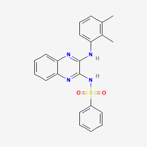 N-{3-[(2,3-dimethylphenyl)amino]quinoxalin-2-yl}benzenesulfonamide