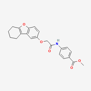 Methyl 4-{[(6,7,8,9-tetrahydrodibenzo[b,d]furan-2-yloxy)acetyl]amino}benzoate