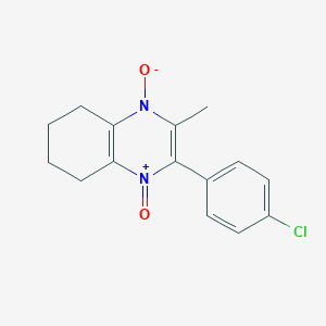 2-(4-Chlorophenyl)-3-methyl-5,6,7,8-tetrahydroquinoxaline 1,4-dioxide