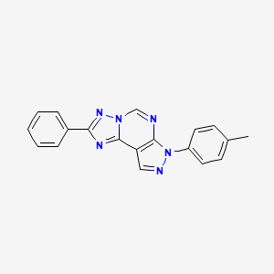 7-(4-methylphenyl)-2-phenyl-7H-pyrazolo[4,3-e][1,2,4]triazolo[1,5-c]pyrimidine