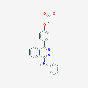 Methyl (4-{4-[(3-methylphenyl)amino]phthalazin-1-yl}phenoxy)acetate