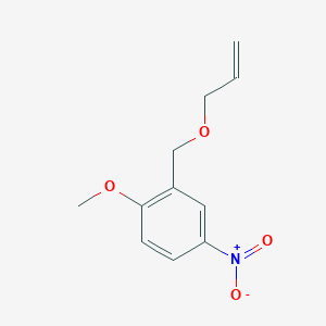molecular formula C11H13NO4 B1503144 2-((Allyloxy)methyl)-1-methoxy-4-nitrobenzene 