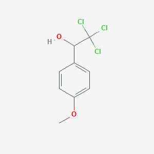 molecular formula C9H9Cl3O2 B150315 2,2,2-Trichloro-1-(4-methoxyphenyl)ethanol CAS No. 14337-31-6