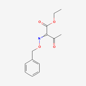 molecular formula C13H15NO4 B1503160 Ethyl 2-benzyloxyimino-3-oxobutyrate 