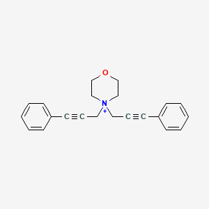 4,4-Bis(3-phenylprop-2-yn-1-yl)morpholin-4-ium