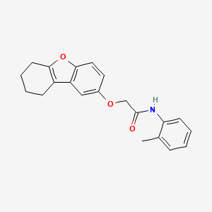 N-(2-methylphenyl)-2-(6,7,8,9-tetrahydrodibenzo[b,d]furan-2-yloxy)acetamide