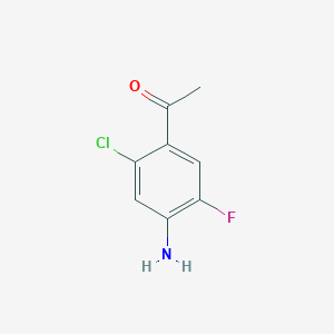 1-(4-Amino-2-chloro-5-fluoro-phenyl)-ethanone